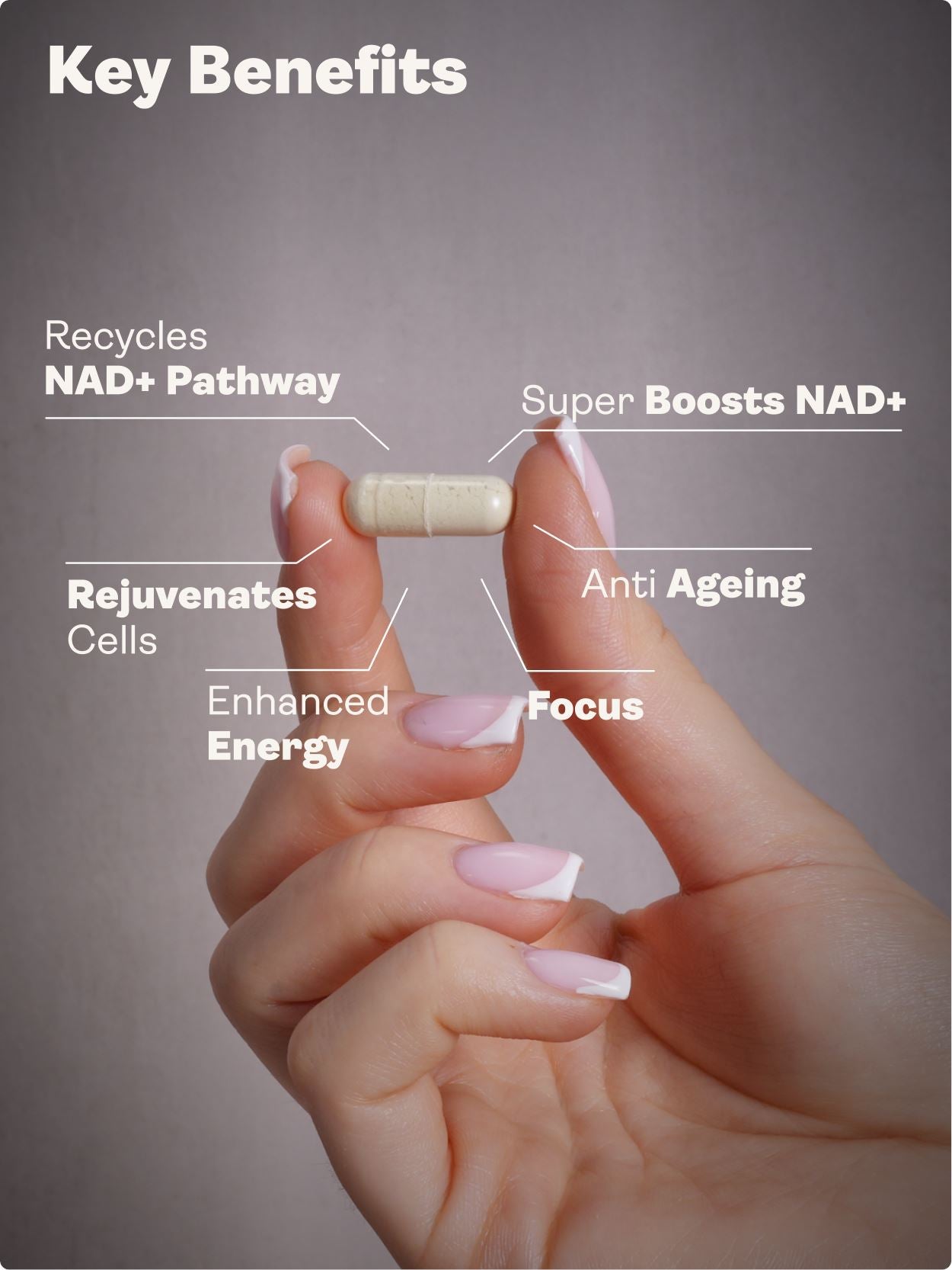 NAD Max - 460mg, 60 Capsules - Youth & Earth UK Store -