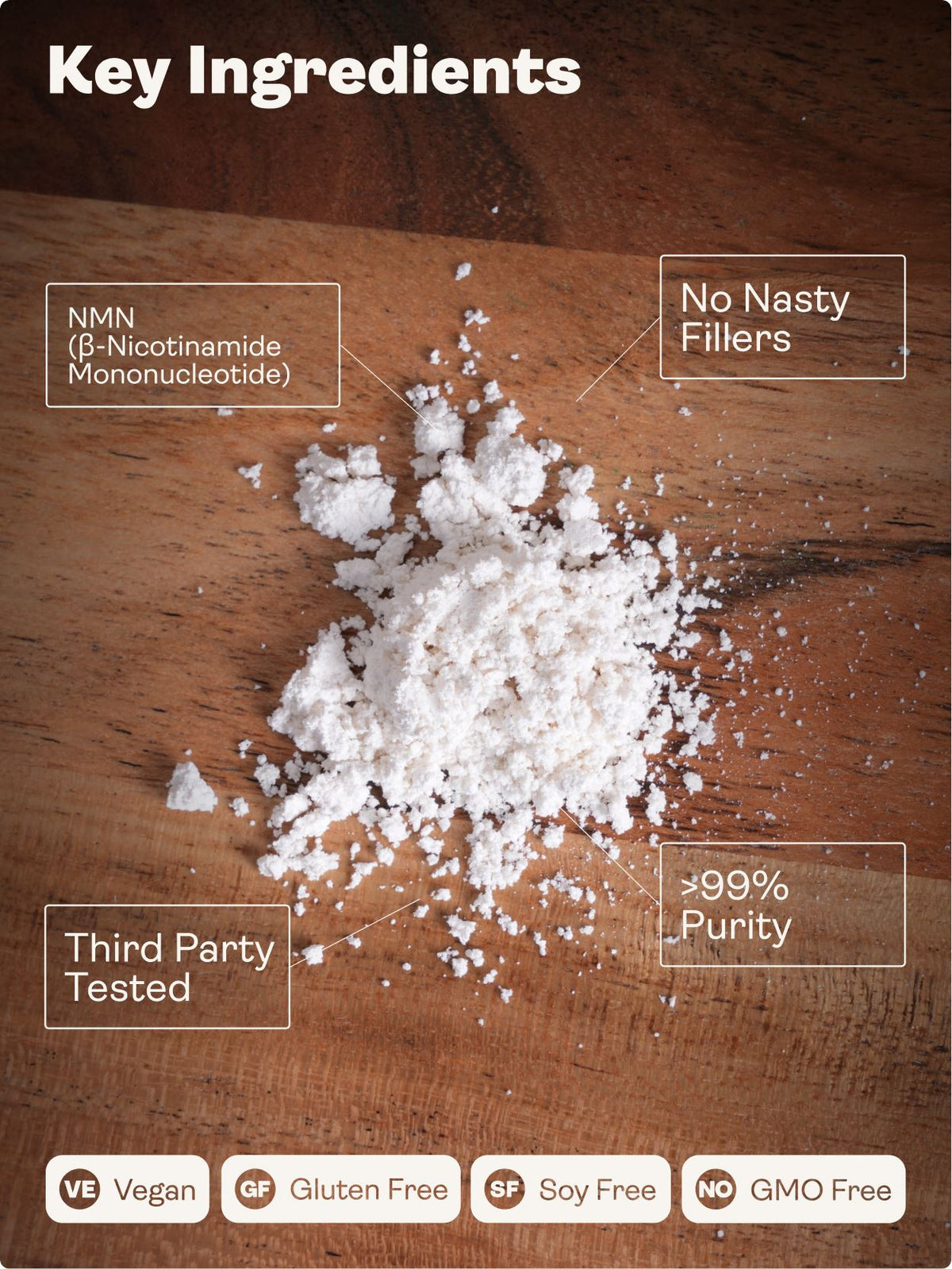 NMN Nicotinamide Mononucleotide Sublingual Powder - Youth & Earth UK Store -