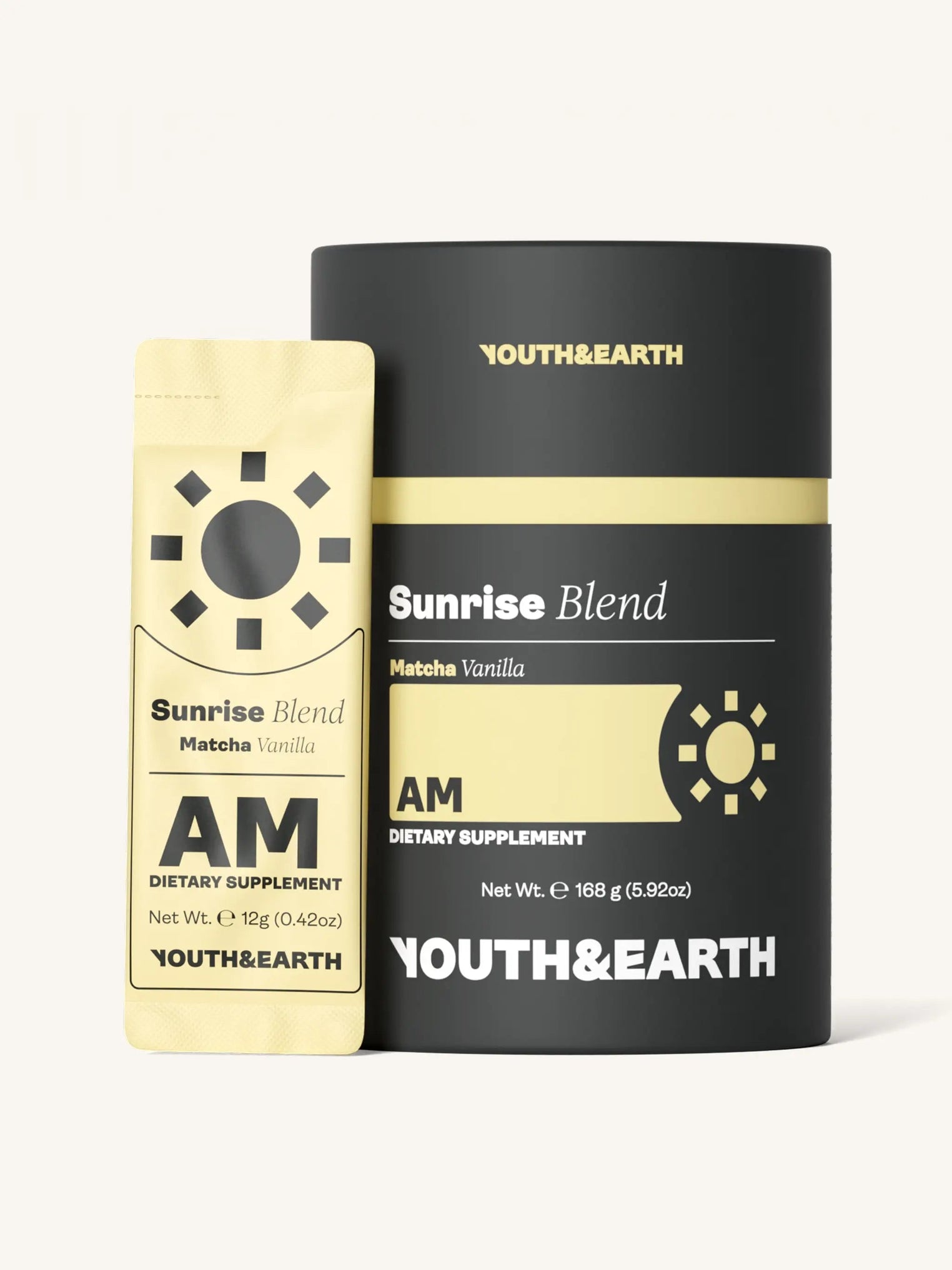 AM: Sunrise Blend, Vanilla Matcha - Youth & Earth UK Store - 