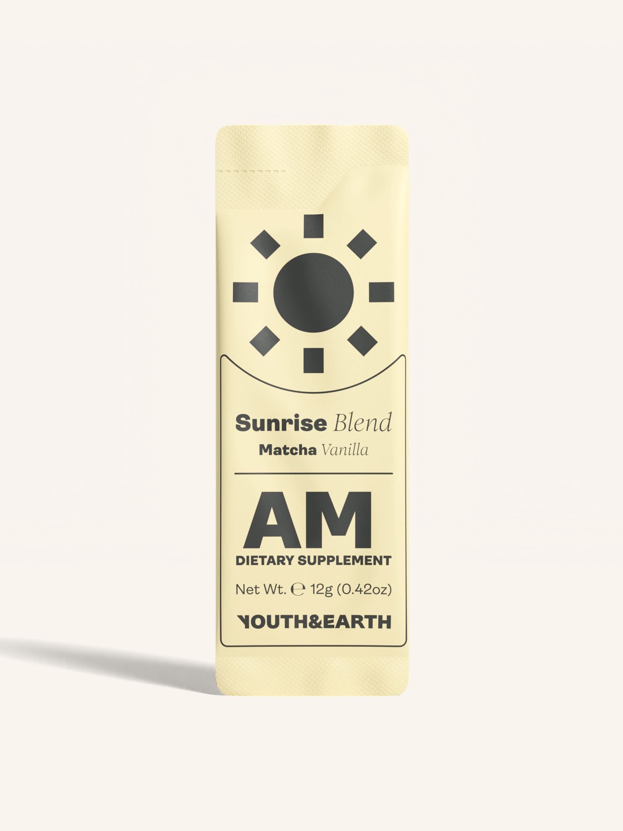 AM: Sunrise Blend, Vanilla Matcha - Youth & Earth UK Store - 