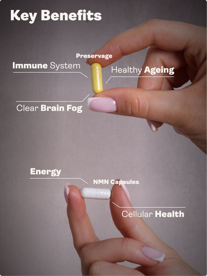 Longevity Support Bundle (NMN & Preservage / NMN & Liposomal Resveratrol) - Youth & Earth UK Store - 