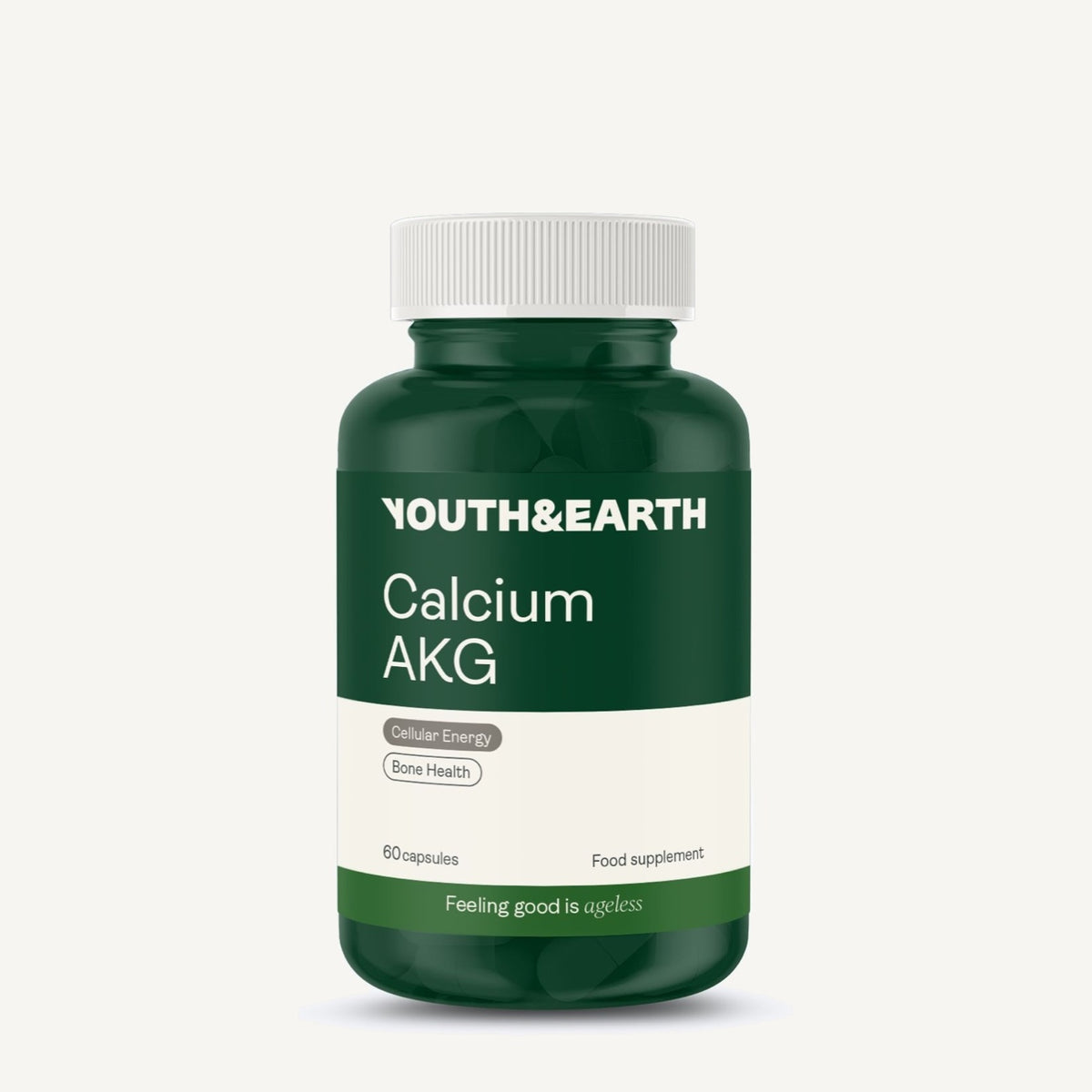 Calcium AKG, 60 capsules, Youth & Earth