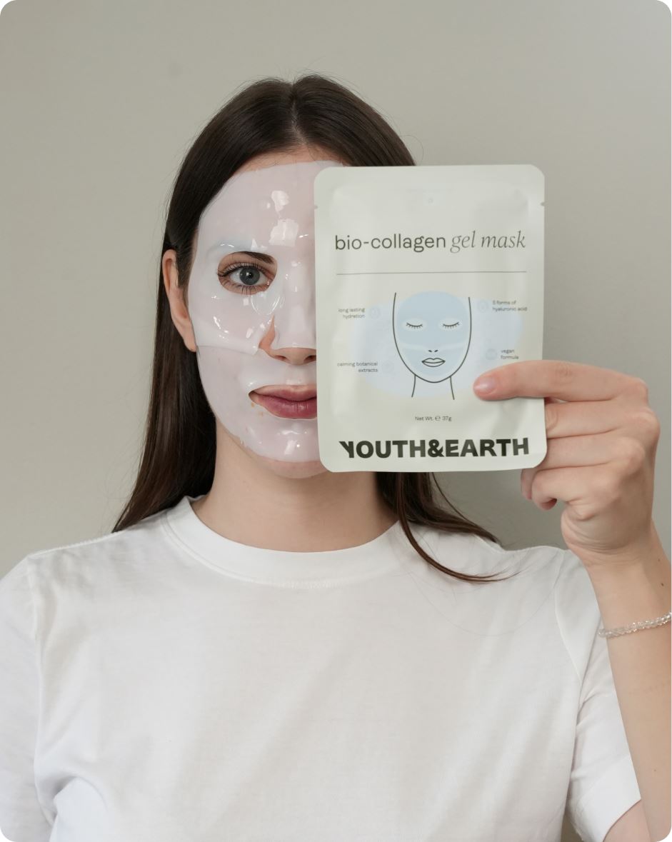 Hyaluronic Acid Gel Face Mask youthandearth 